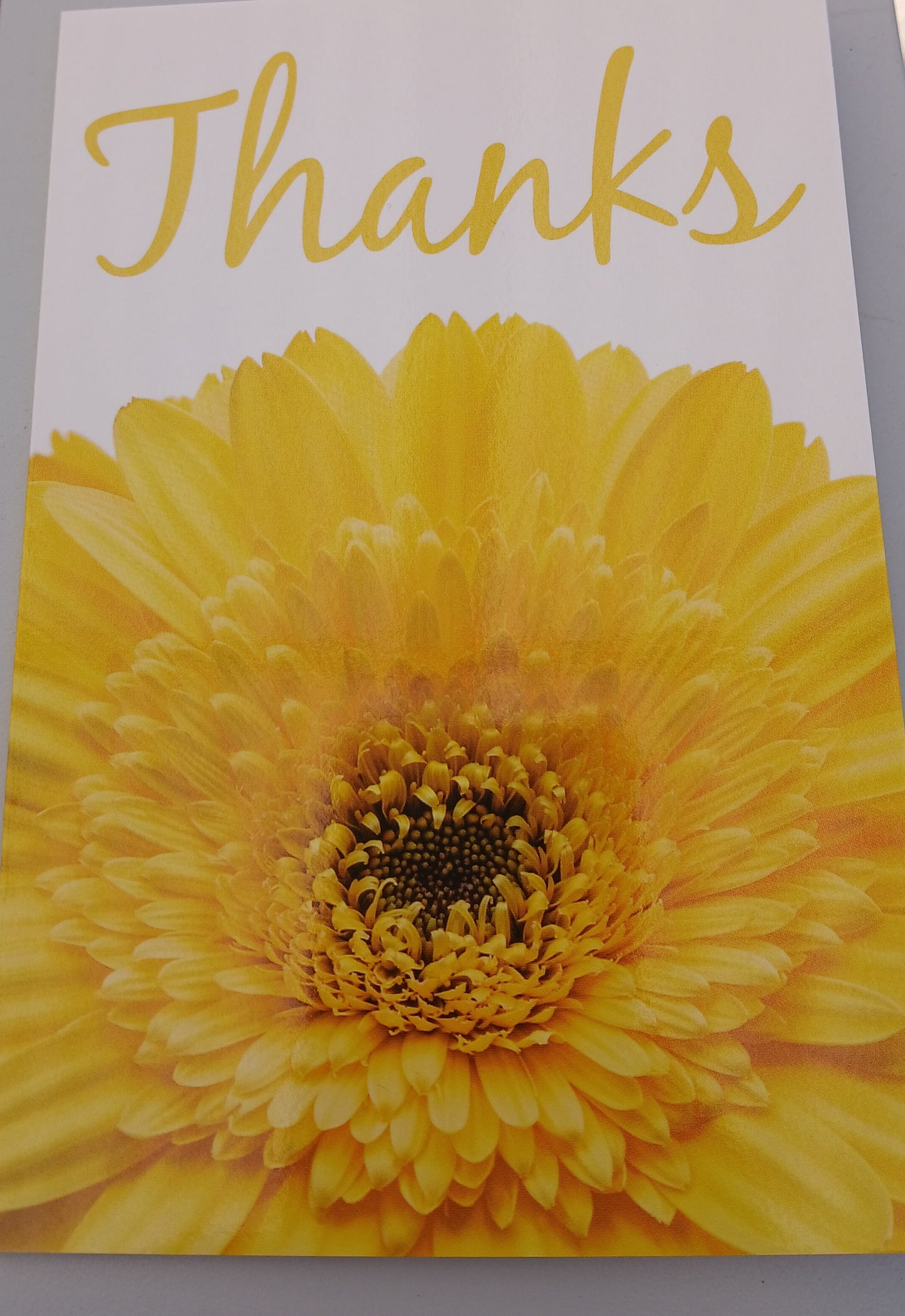 Thanks card