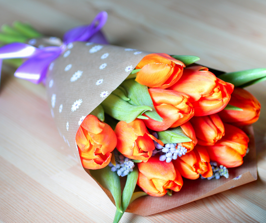 Tulip Bouquet - Orange