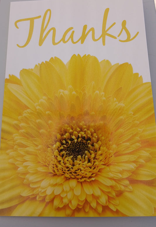 Thanks card